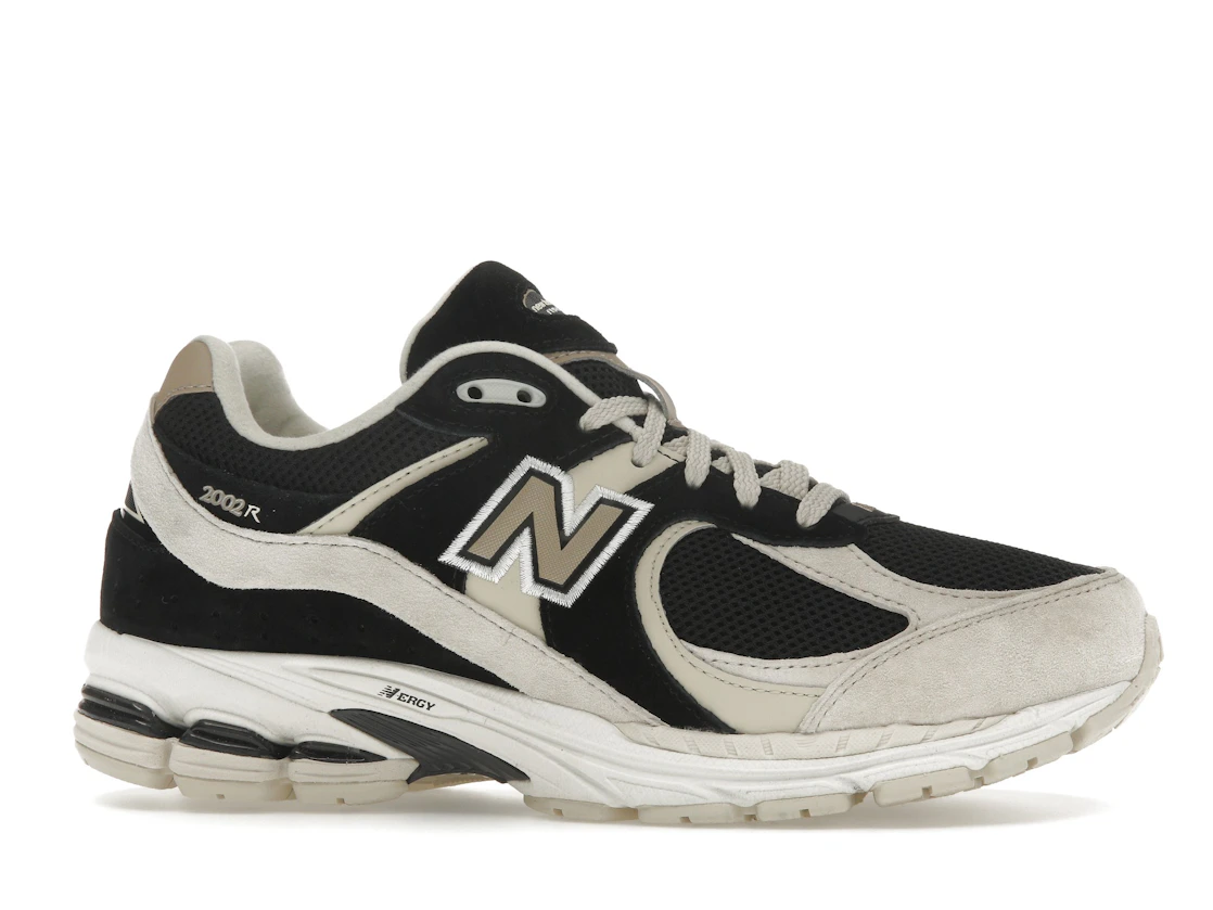 New Balance 2002R Black Beige Tan