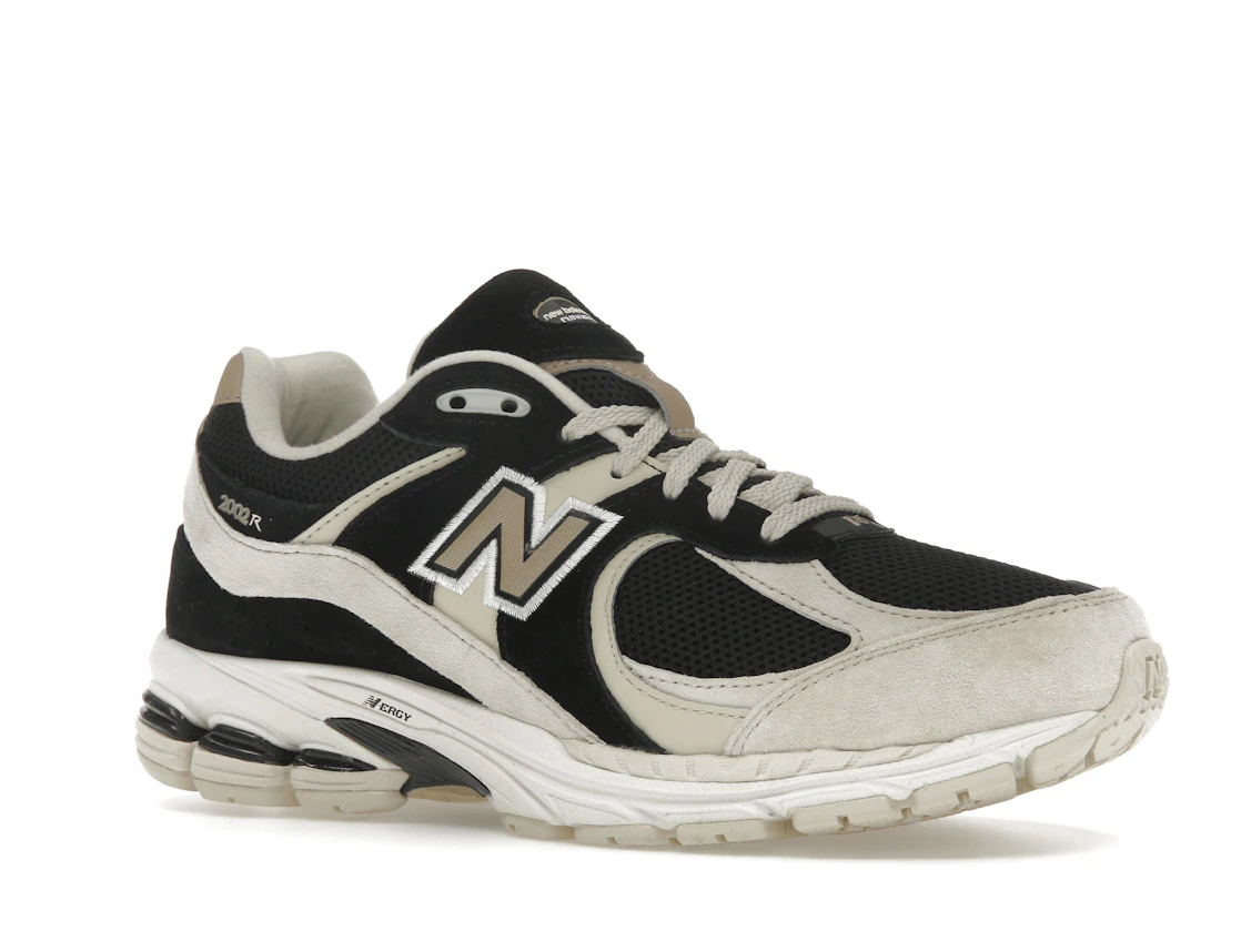 New Balance 2002R Black Beige Tan