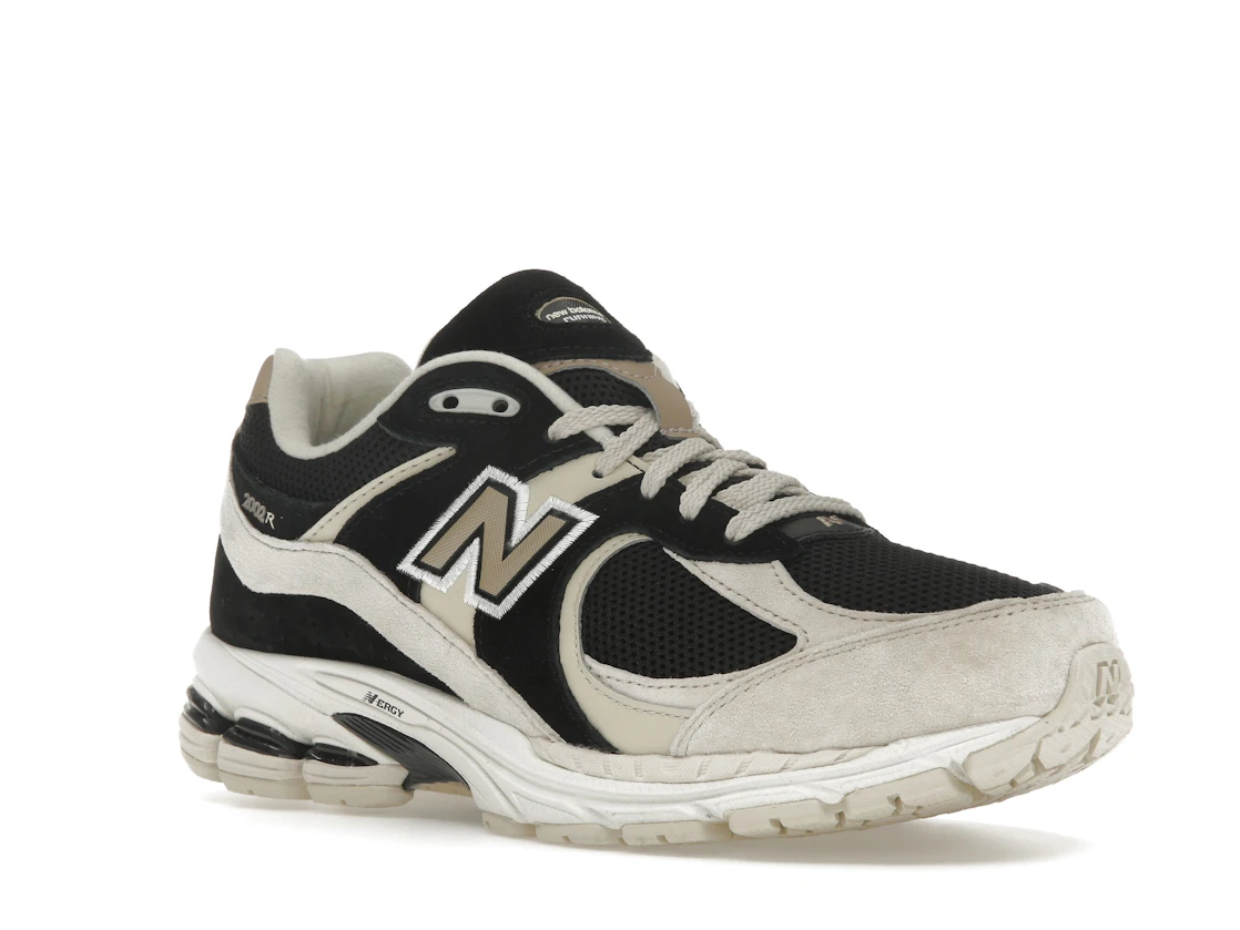New Balance 2002R Black Beige Tan