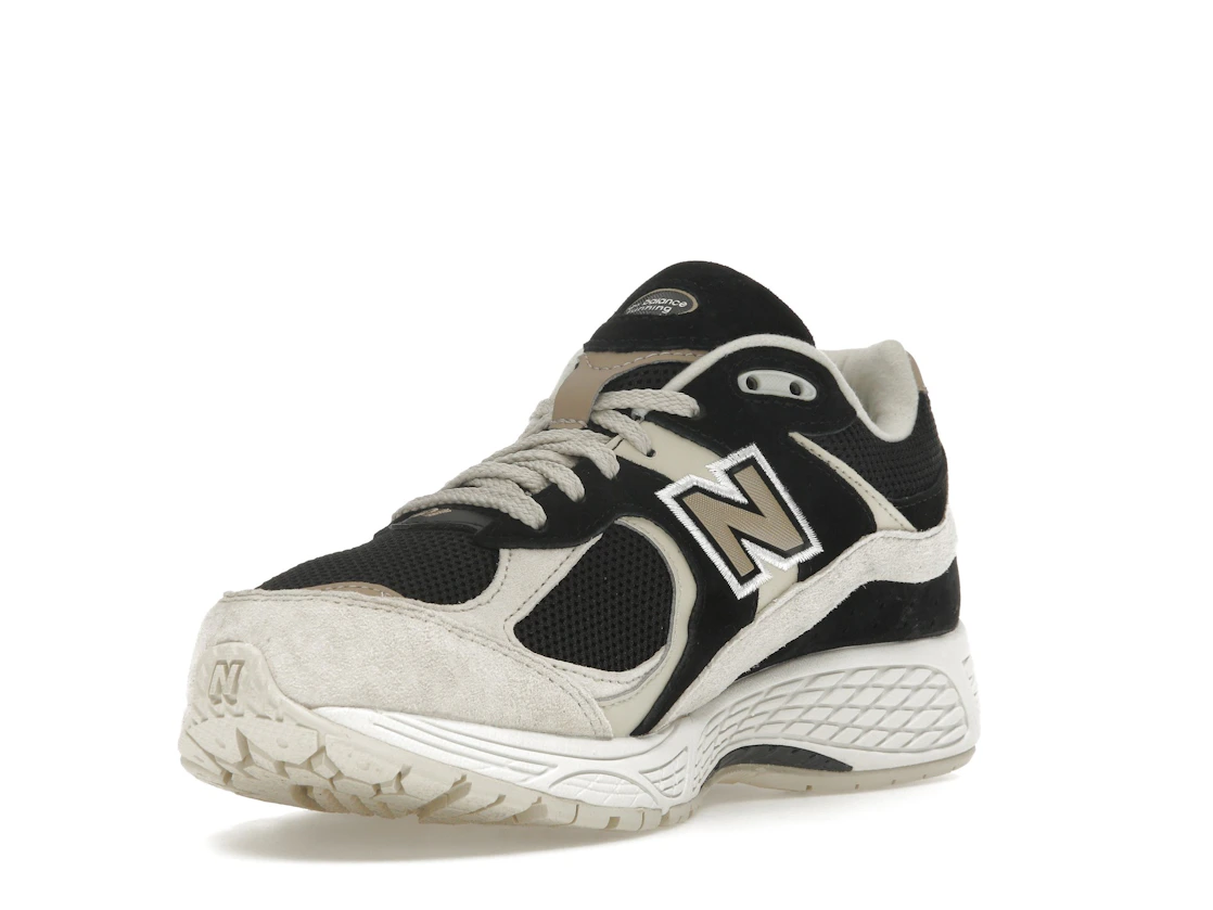 New Balance 2002R Black Beige Tan