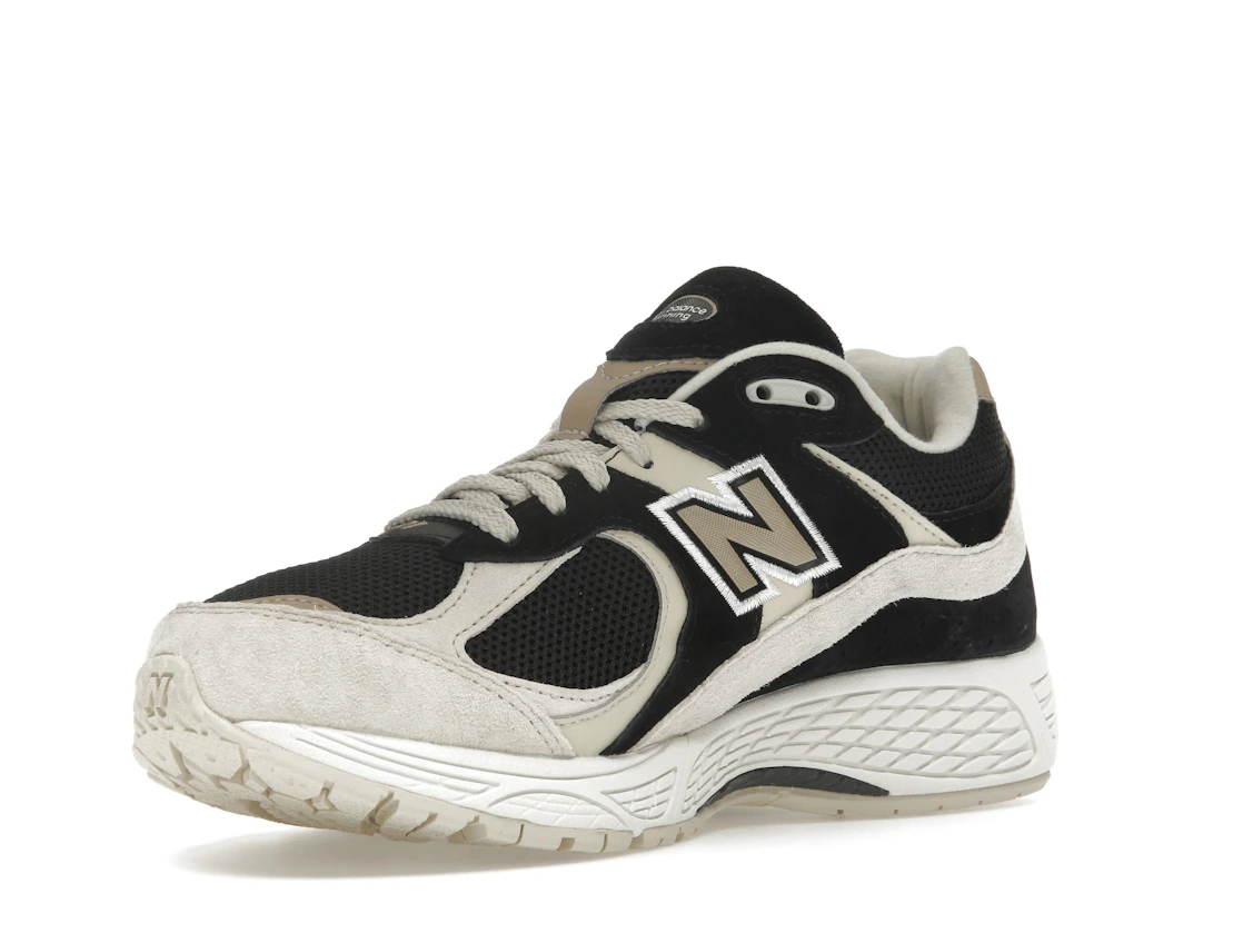 New Balance 2002R Black Beige Tan