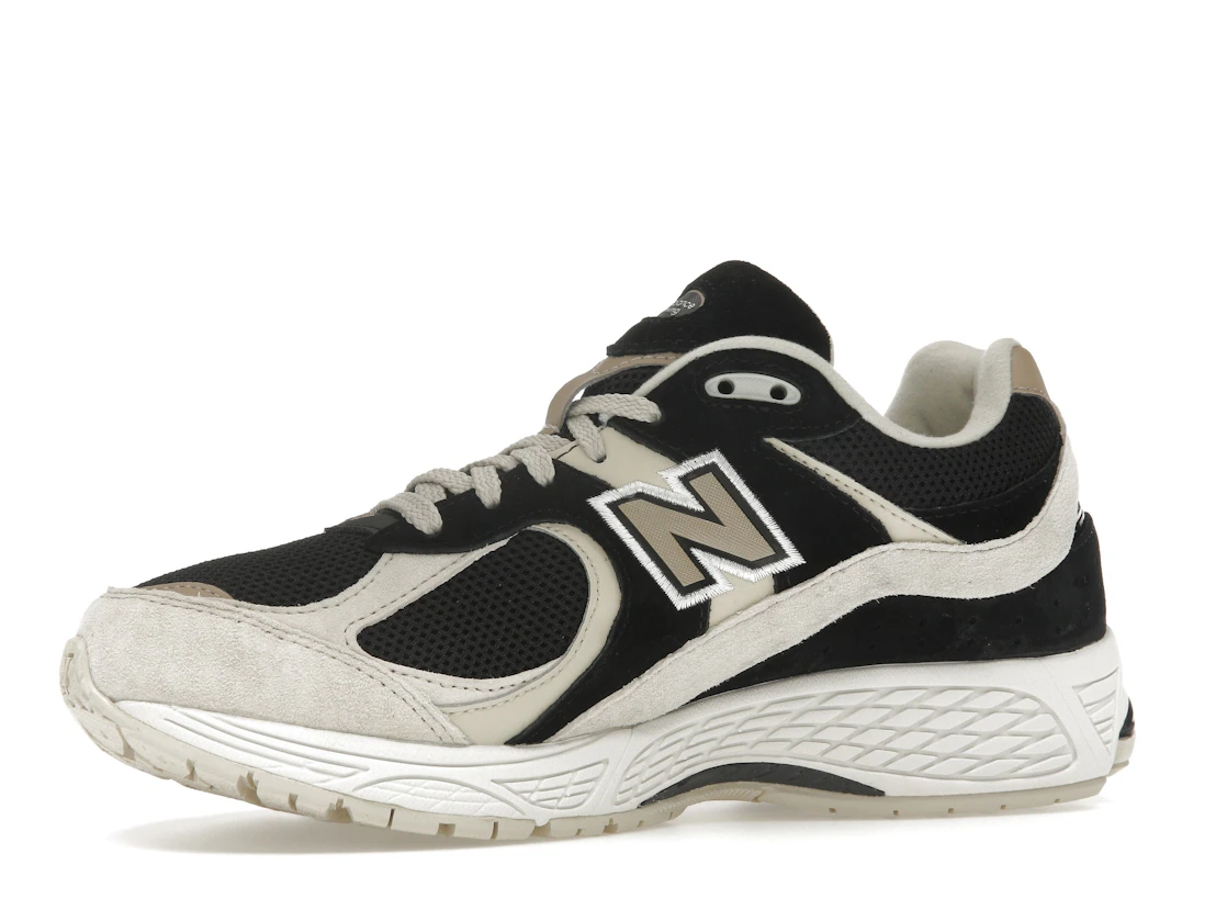 New Balance 2002R Black Beige Tan