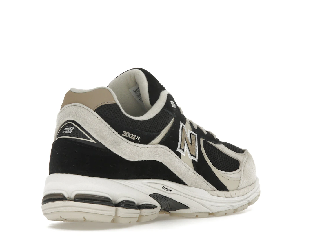 New Balance 2002R Black Beige Tan