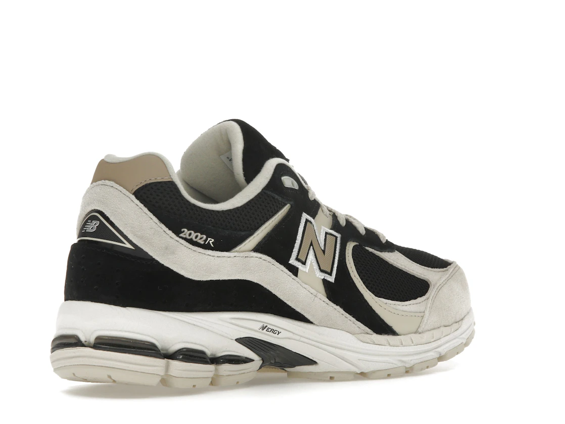 New Balance 2002R Black Beige Tan