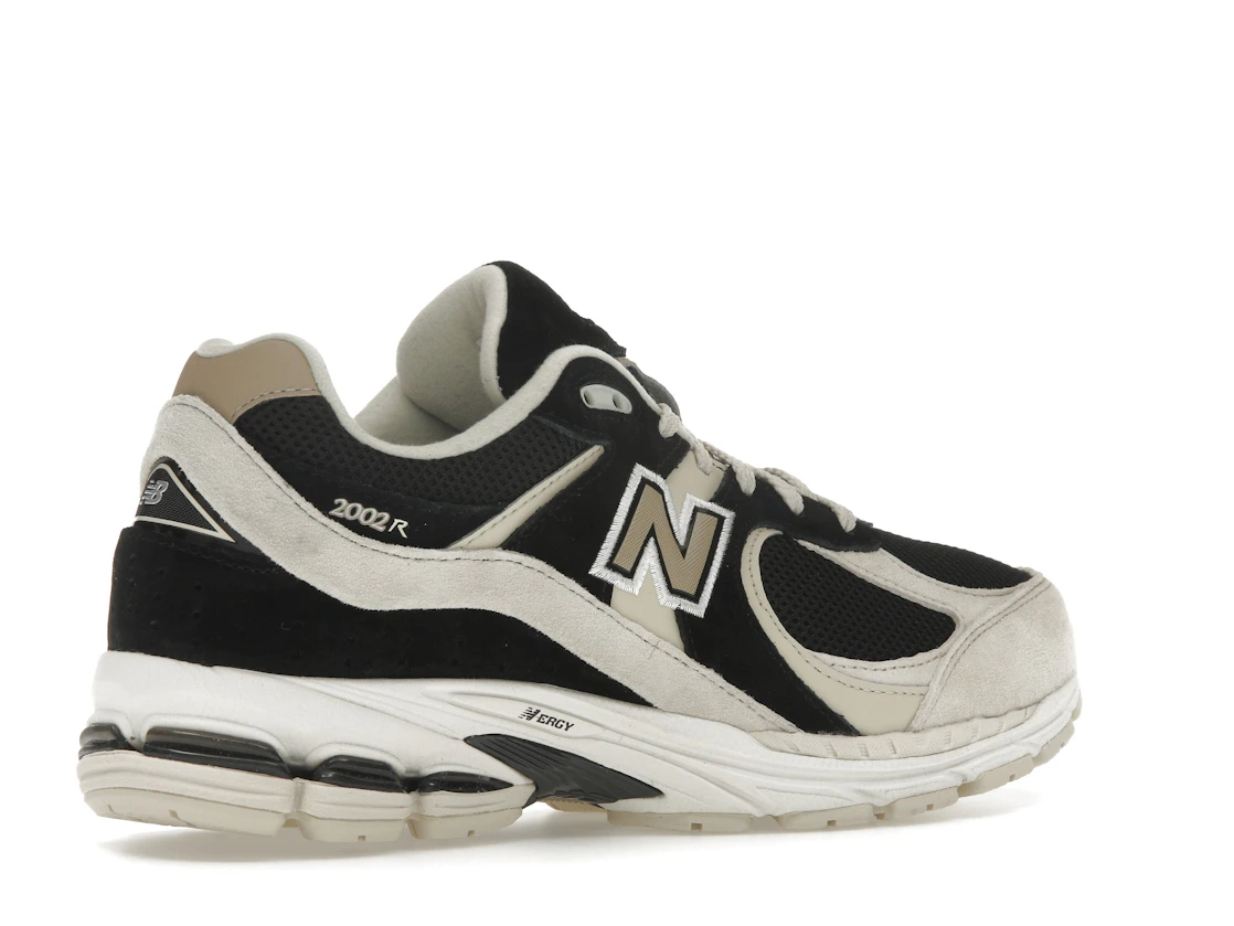 New Balance 2002R Black Beige Tan