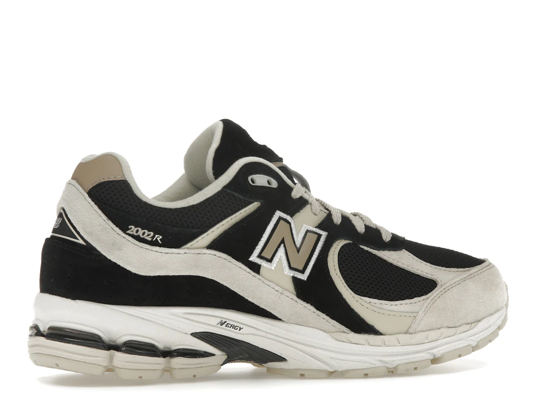 New Balance 2002R Black Beige Tan