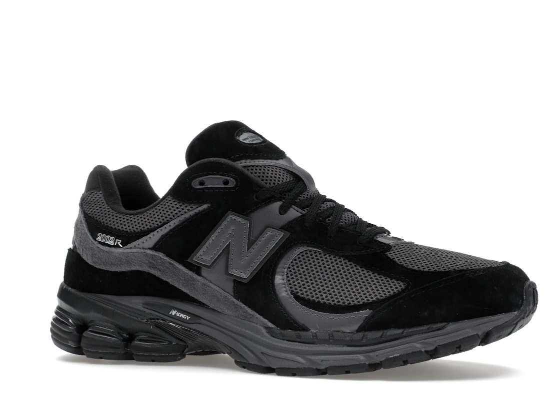 New Balance 2002R Black Dark Grey