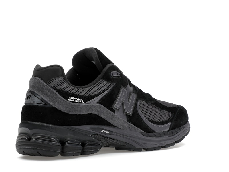 New Balance 2002R Black Dark Grey