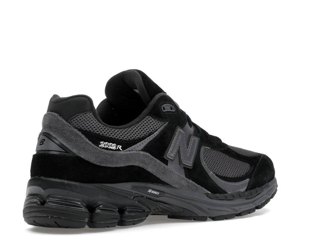 New Balance 2002R Black Dark Grey