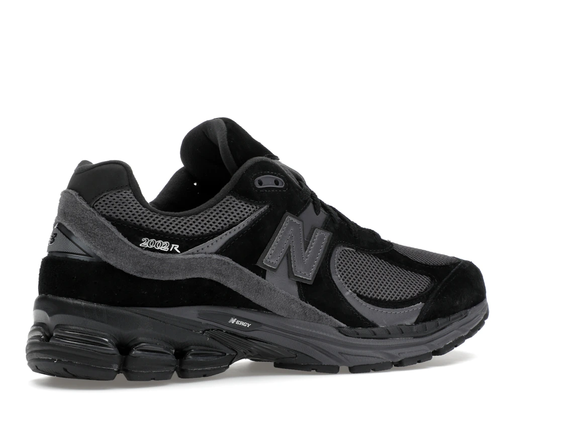 New Balance 2002R Black Dark Grey