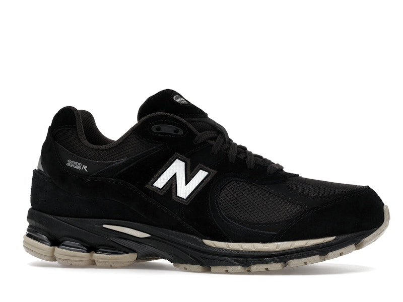 New Balance 2002R Black Timber Wolf White