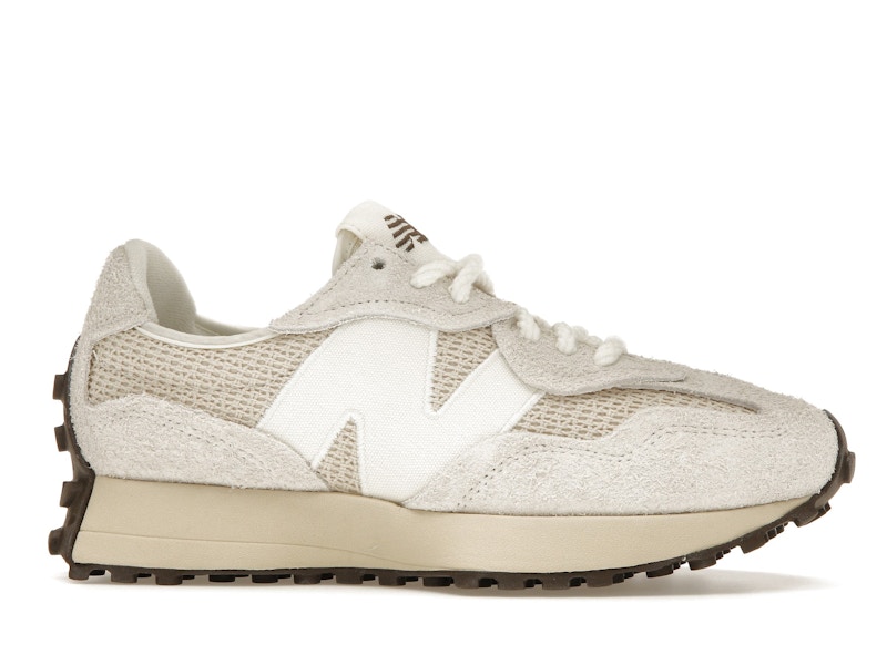 New Balance 327 Cream Brailed