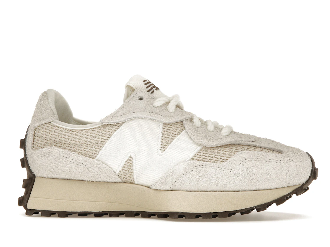 New Balance 327 Cream Brailed