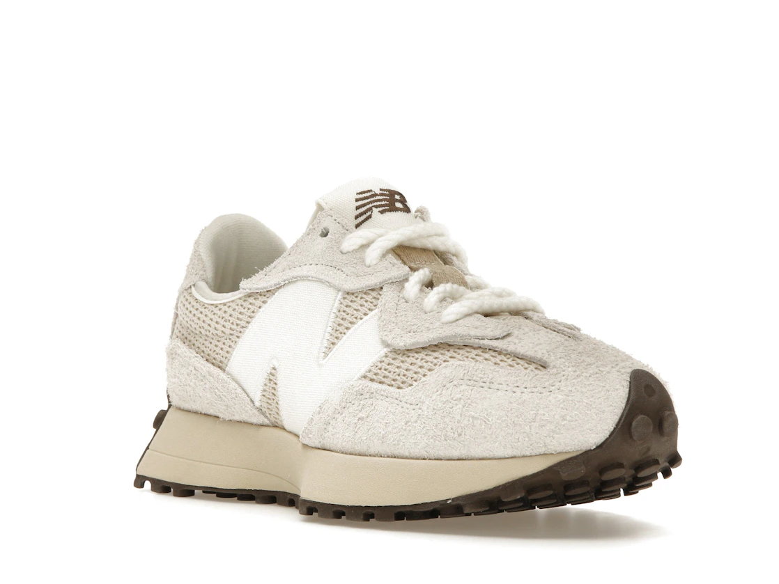 New Balance 327 Cream Brailed