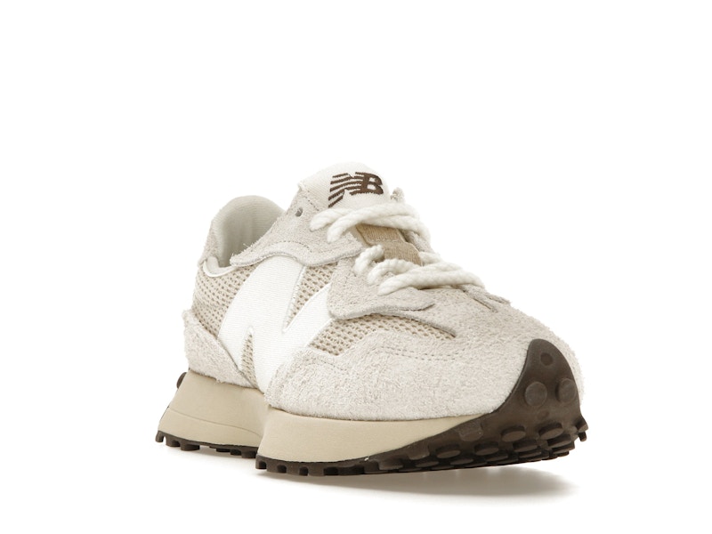 New Balance 327 Cream Brailed