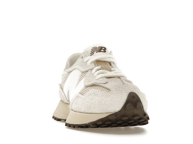 New Balance 327 Cream Brailed