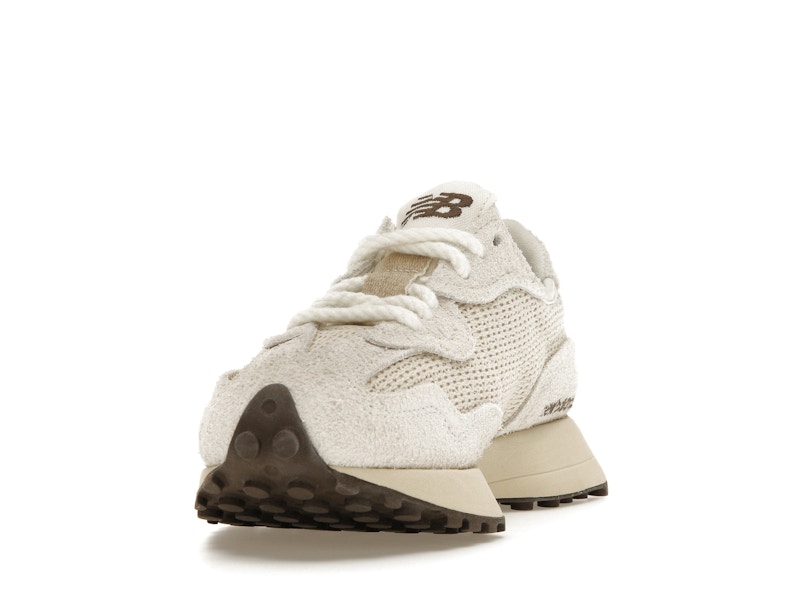 New Balance 327 Cream Brailed
