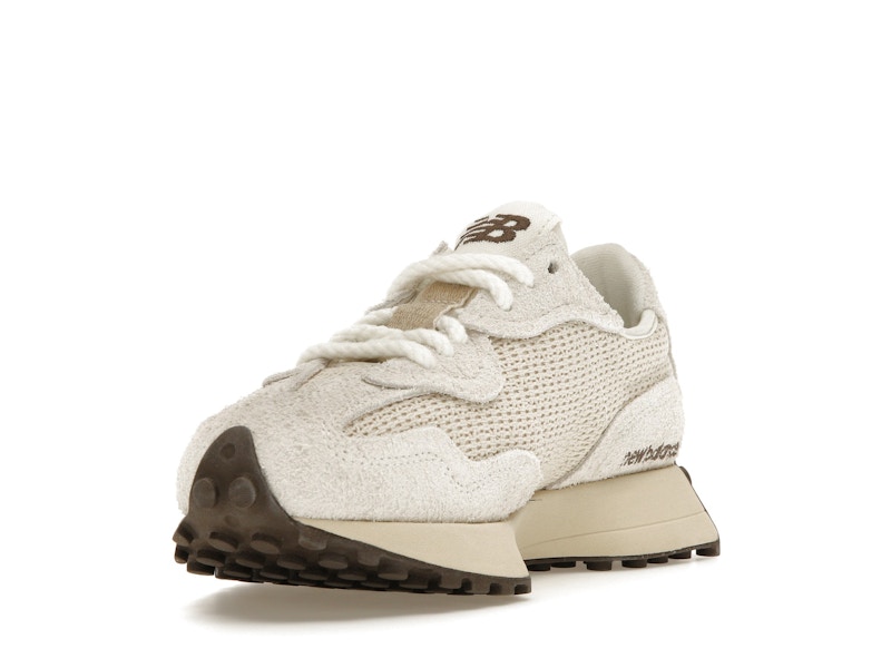 New Balance 327 Cream Brailed