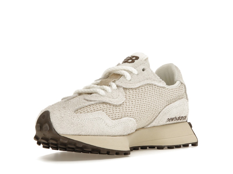 New Balance 327 Cream Brailed