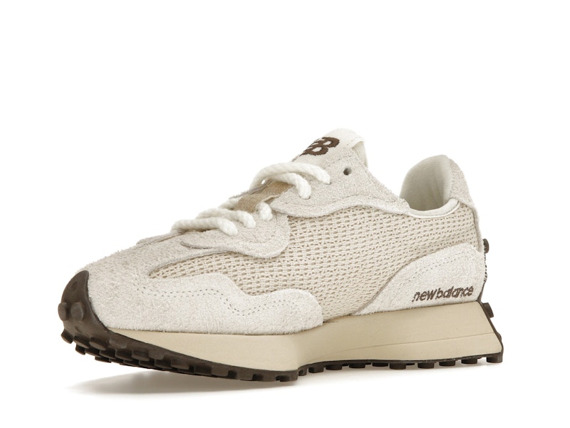 New Balance 327 Cream Brailed