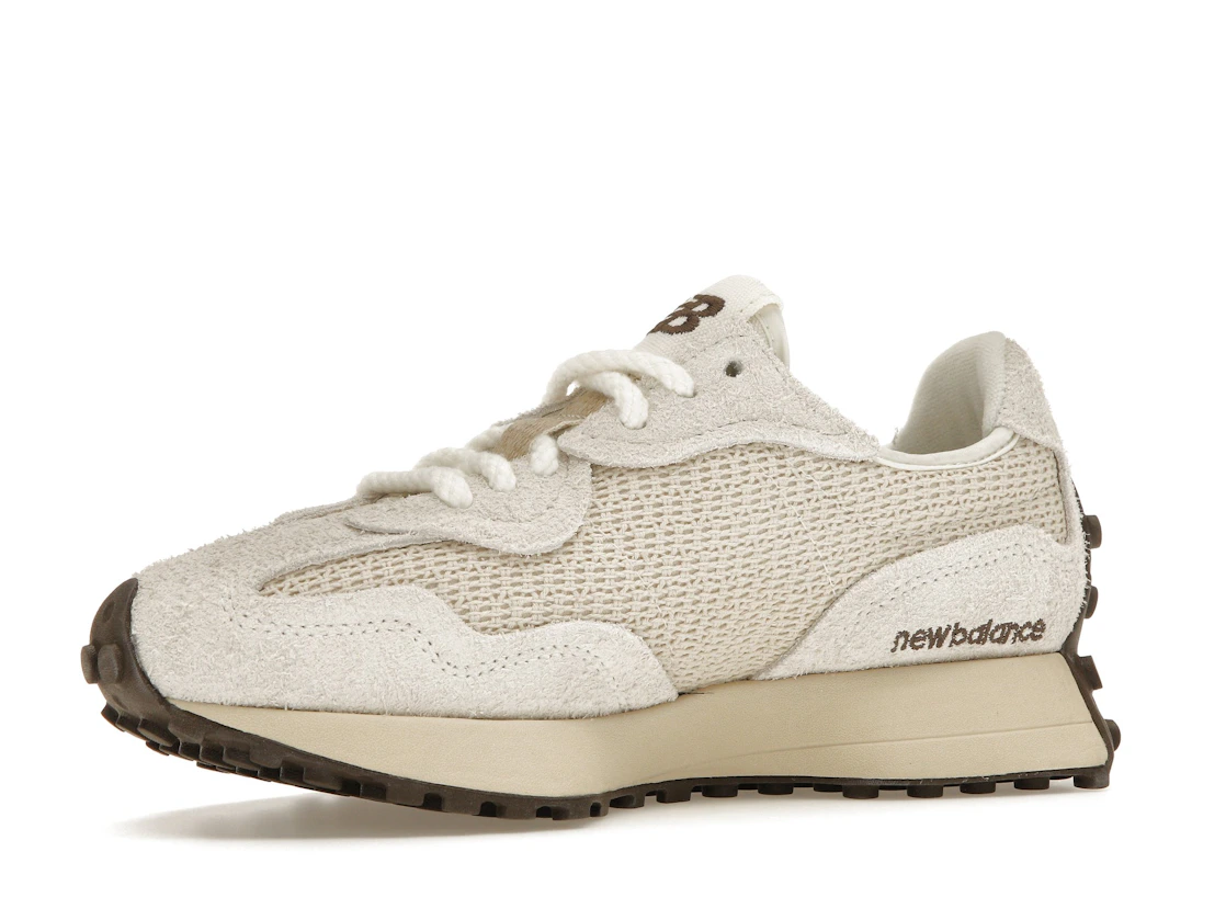 New Balance 327 Cream Brailed