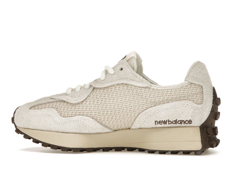 New Balance 327 Cream Brailed
