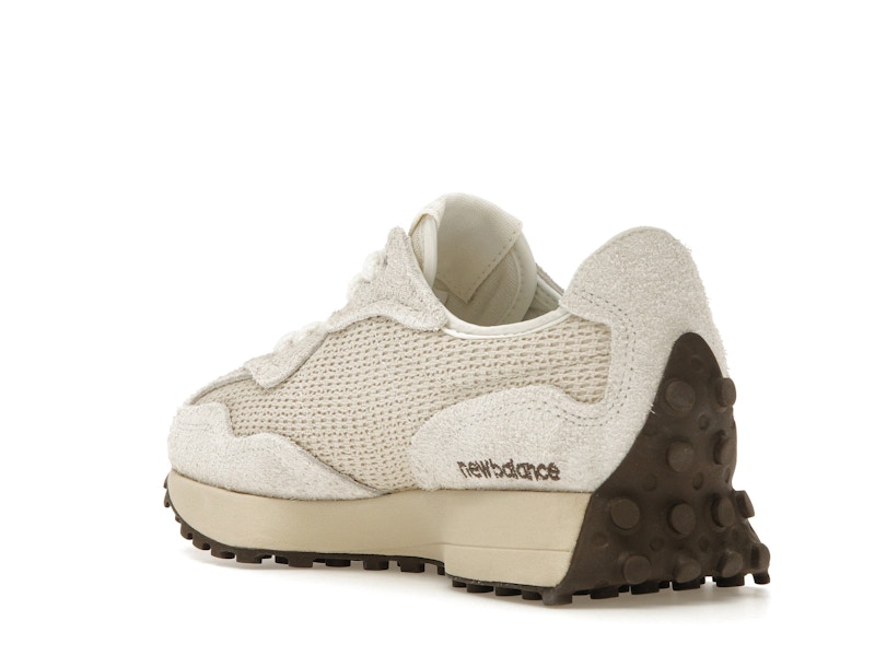 New Balance 327 Cream Brailed