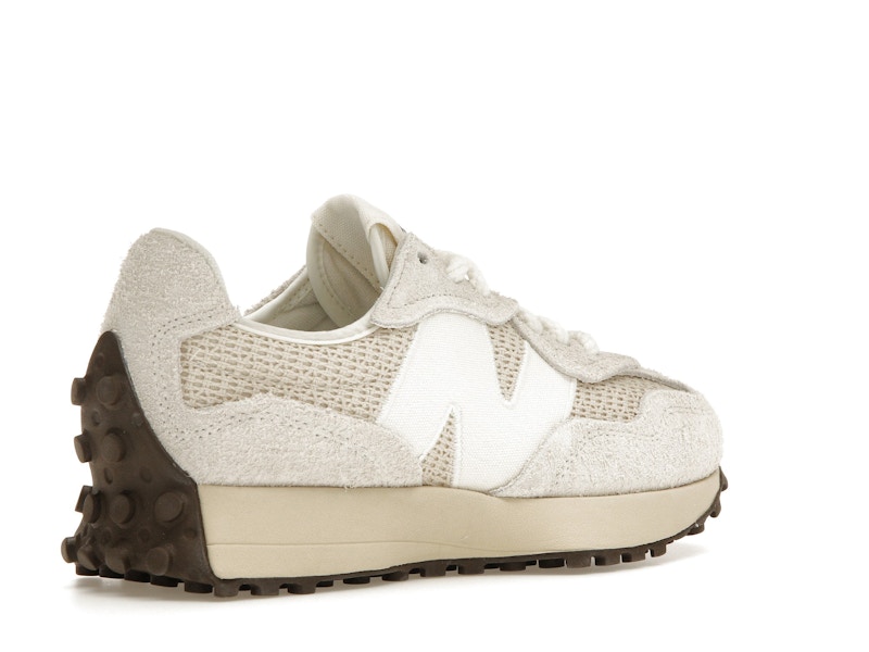 New Balance 327 Cream Brailed