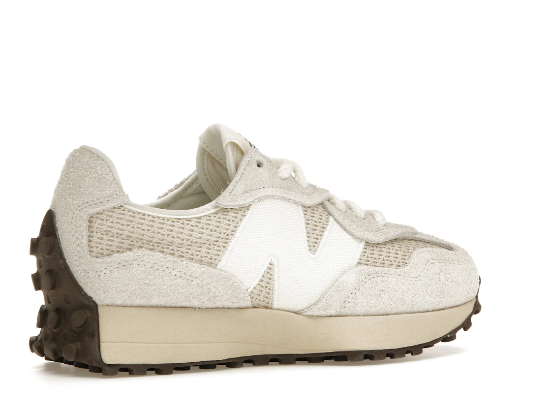 New Balance 327 Cream Brailed