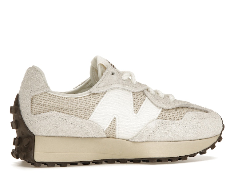 New Balance 327 Cream Brailed