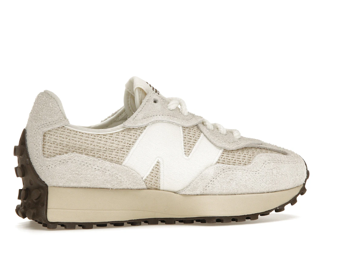 New Balance 327 Cream Brailed
