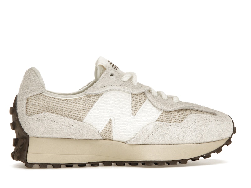 New Balance 327 Cream Brailed