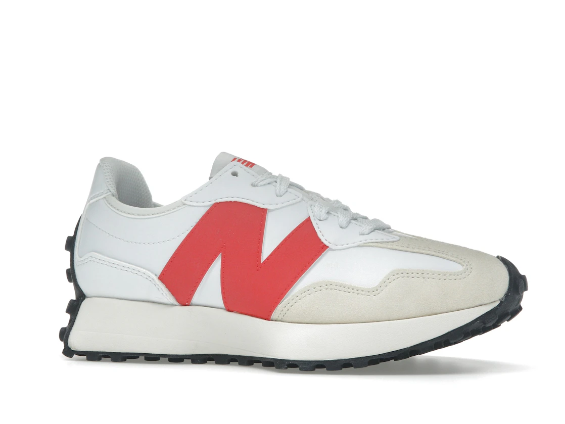 New Balance 327 White Burst Red