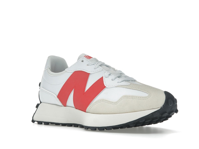 New Balance 327 White Burst Red