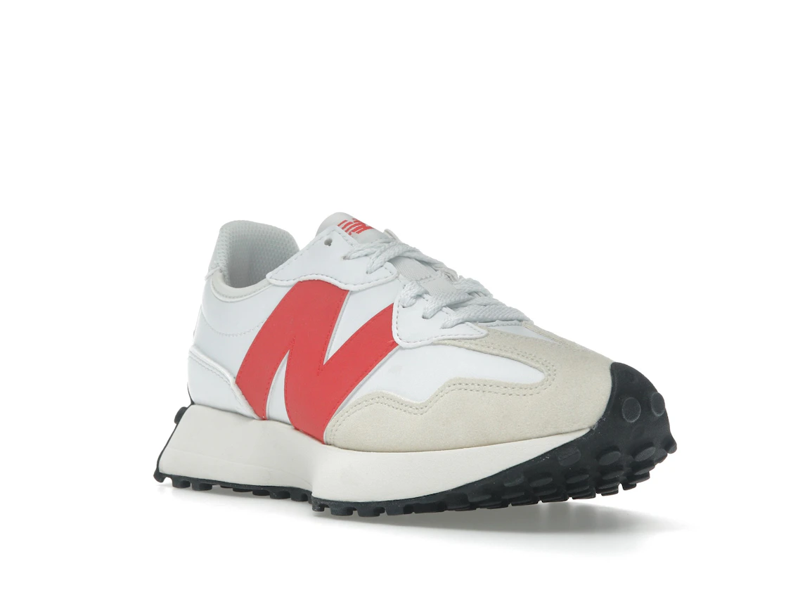 New Balance 327 White Burst Red
