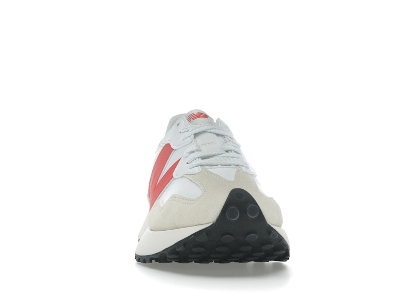 New Balance 327 White Burst Red