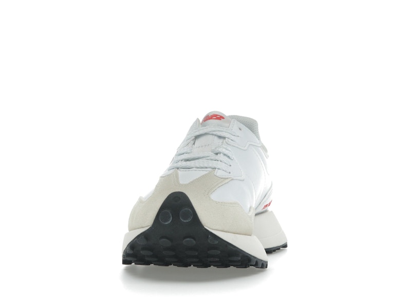 New Balance 327 White Burst Red
