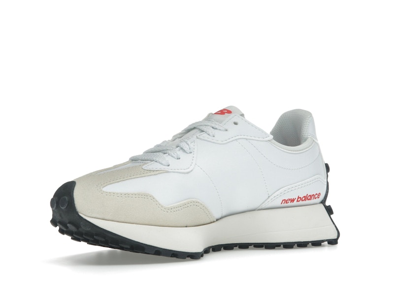 New Balance 327 White Burst Red