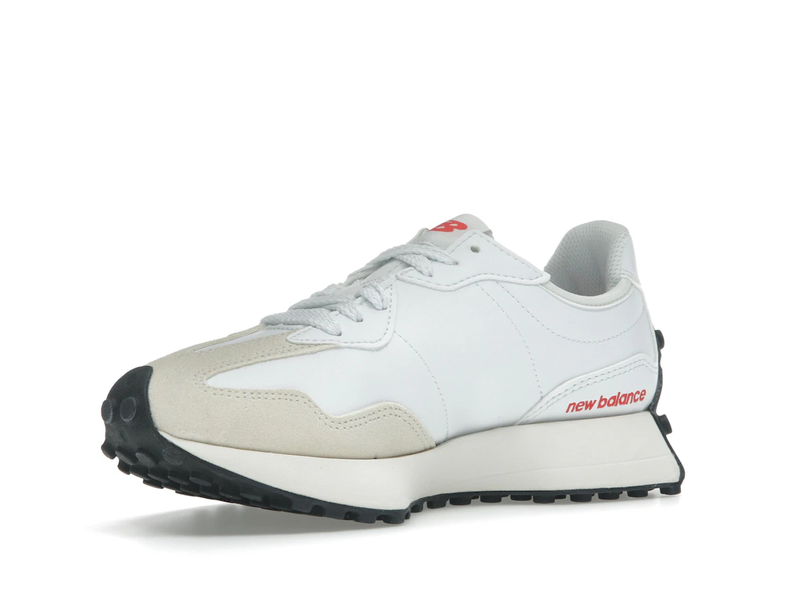 New Balance 327 White Burst Red