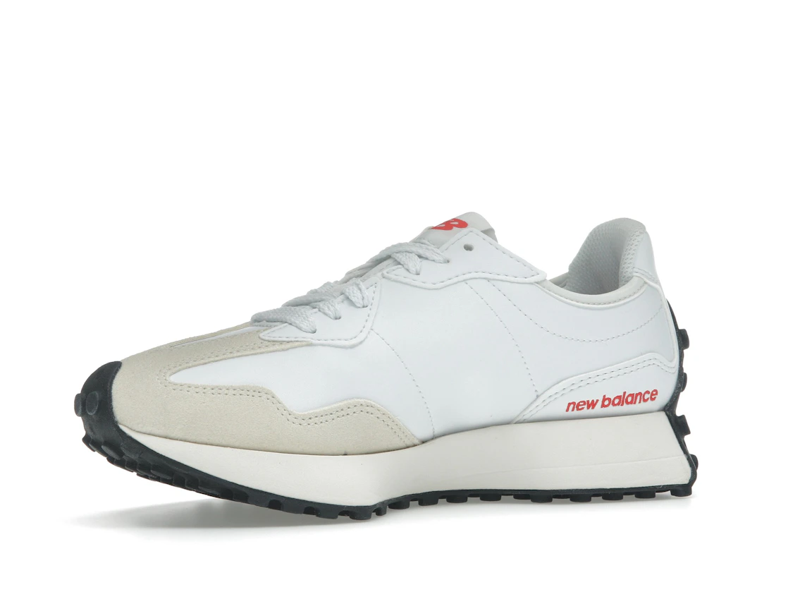 New Balance 327 White Burst Red