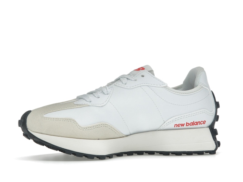 New Balance 327 White Burst Red