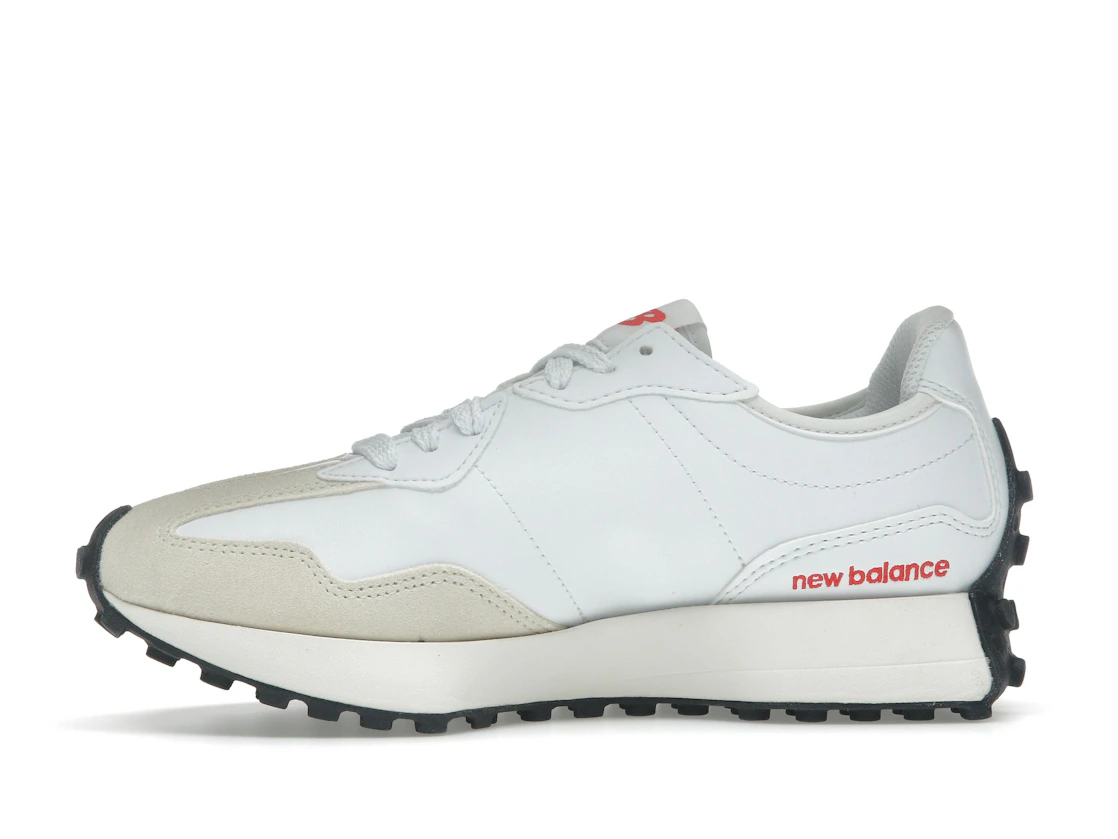 New Balance 327 White Burst Red