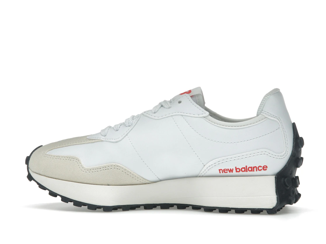 New Balance 327 White Burst Red
