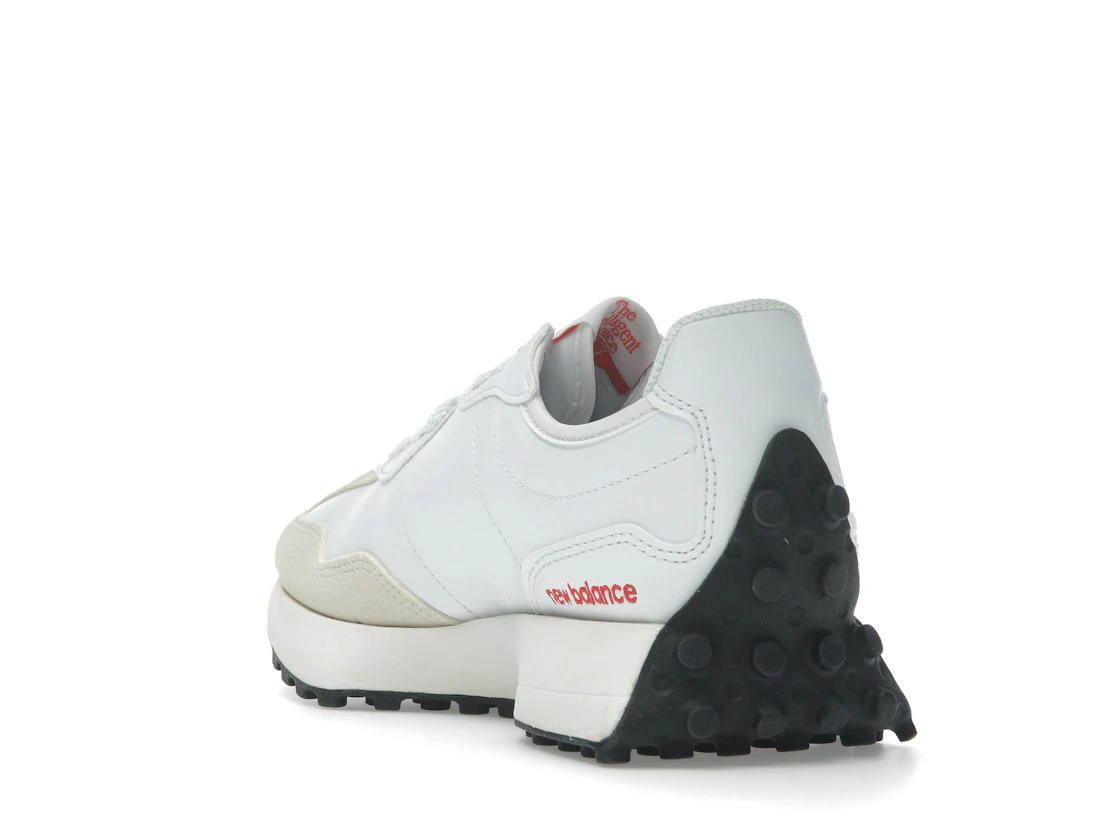 New Balance 327 White Burst Red