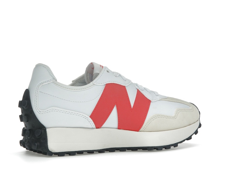 New Balance 327 White Burst Red