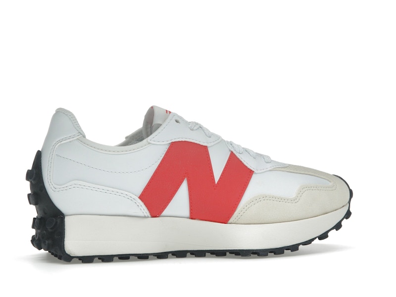 New Balance 327 White Burst Red