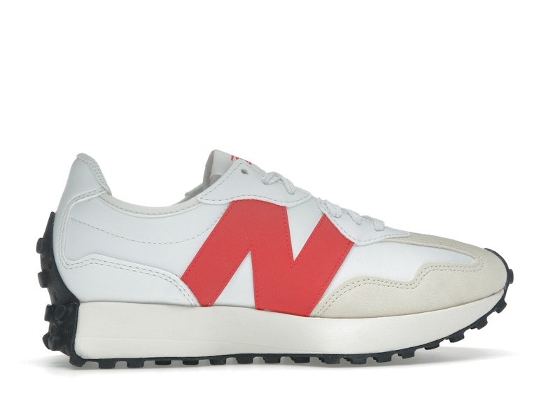 New Balance 327 White Burst Red