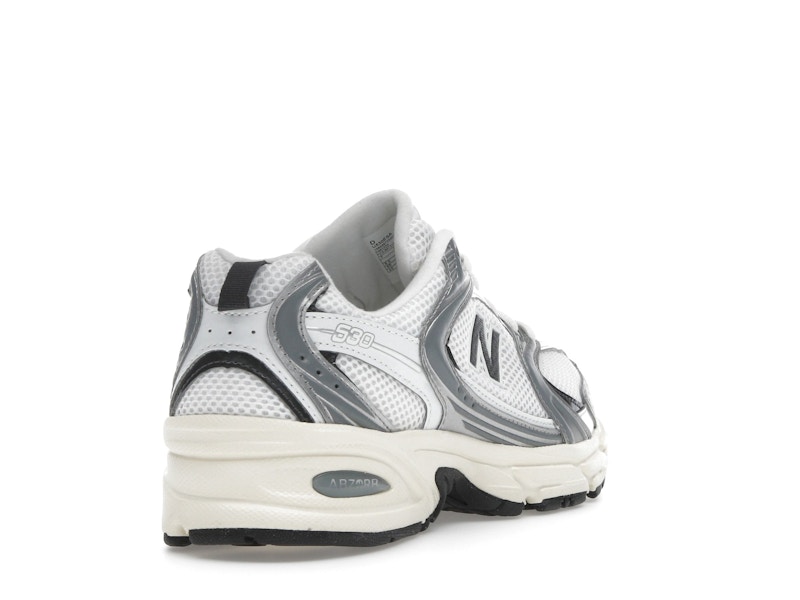 New Balance 530 Silver Metallic Black Cement