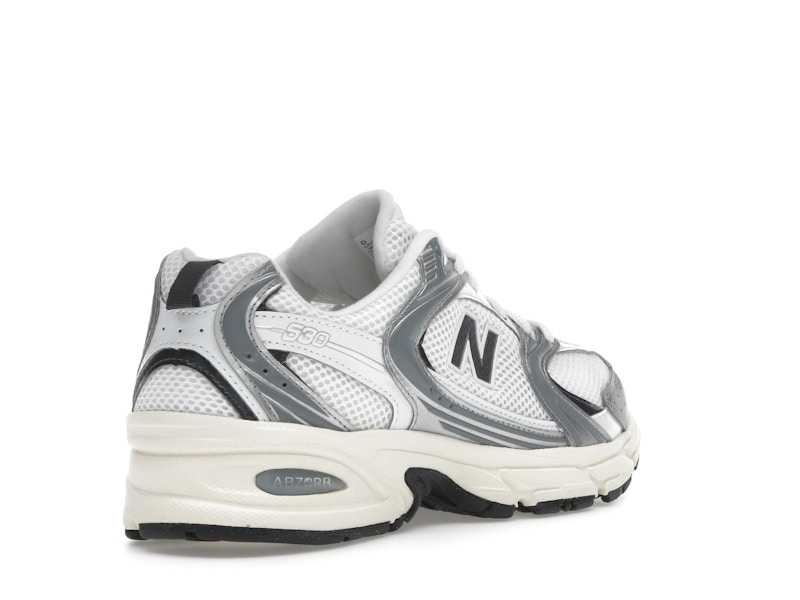 New Balance 530 Silver Metallic Black Cement