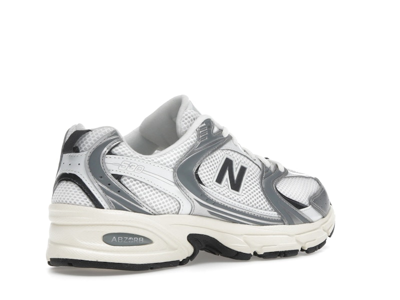 New Balance 530 Silver Metallic Black Cement